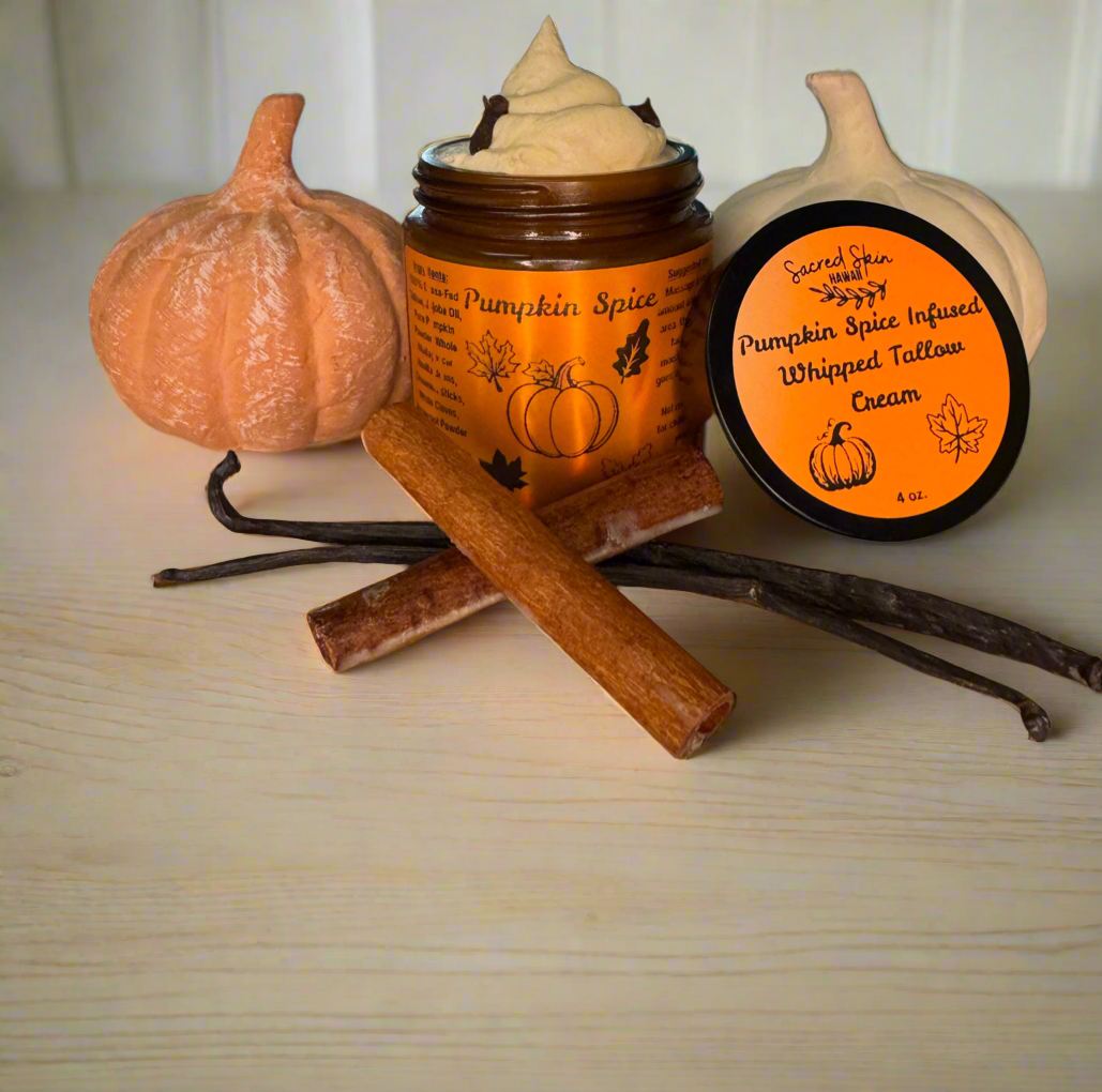 Pumpkin Spice Infused Whipped Tallow Cream