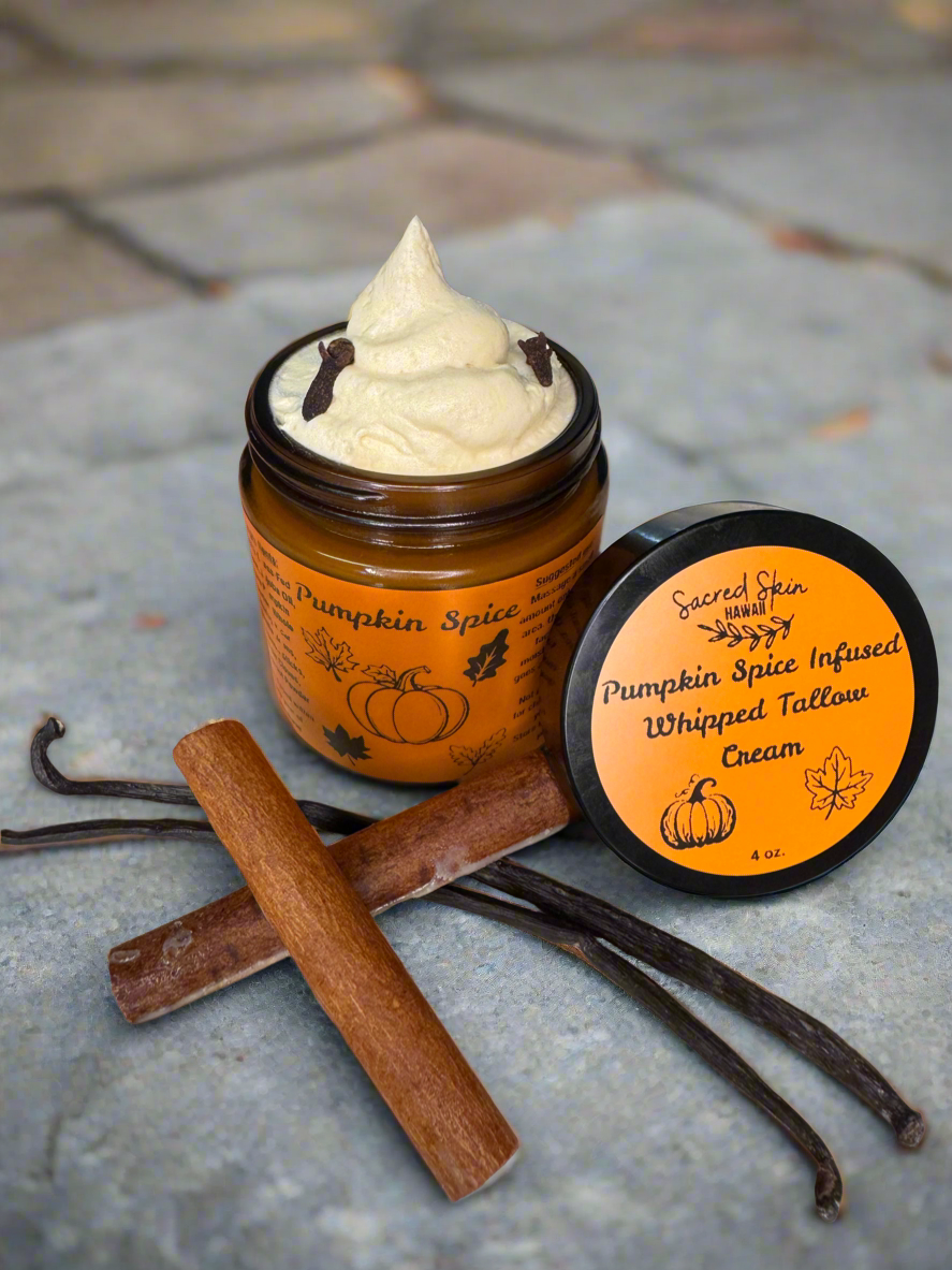 Pumpkin Spice Infused Whipped Tallow Cream