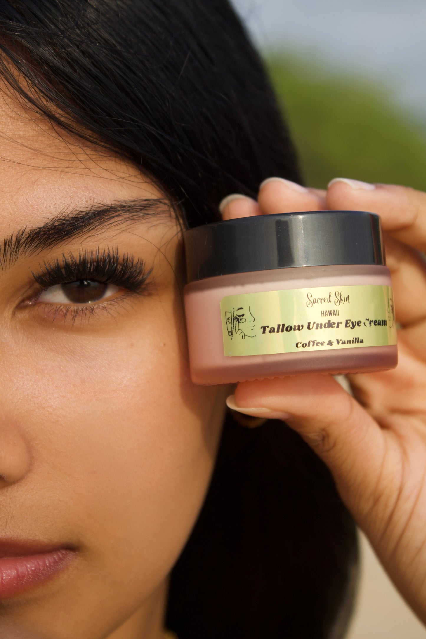 Coffee & Vanilla infused Tallow under eye cream