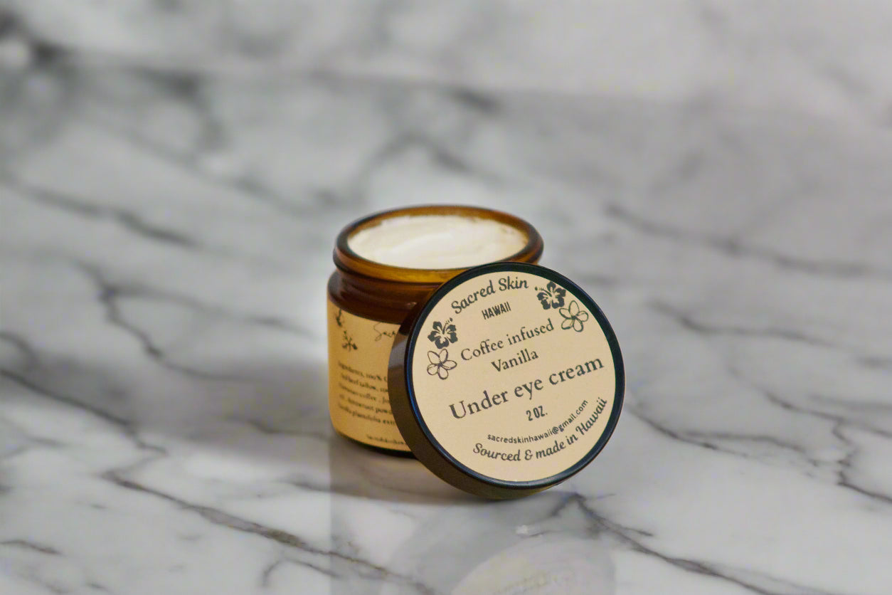 Coffee infused Vanilla Tallow under eye cream